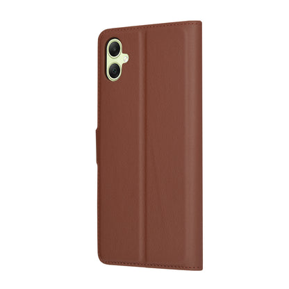 Coque pour Samsung Galaxy A05 A055, Techsuit, Leather Folio, Marron