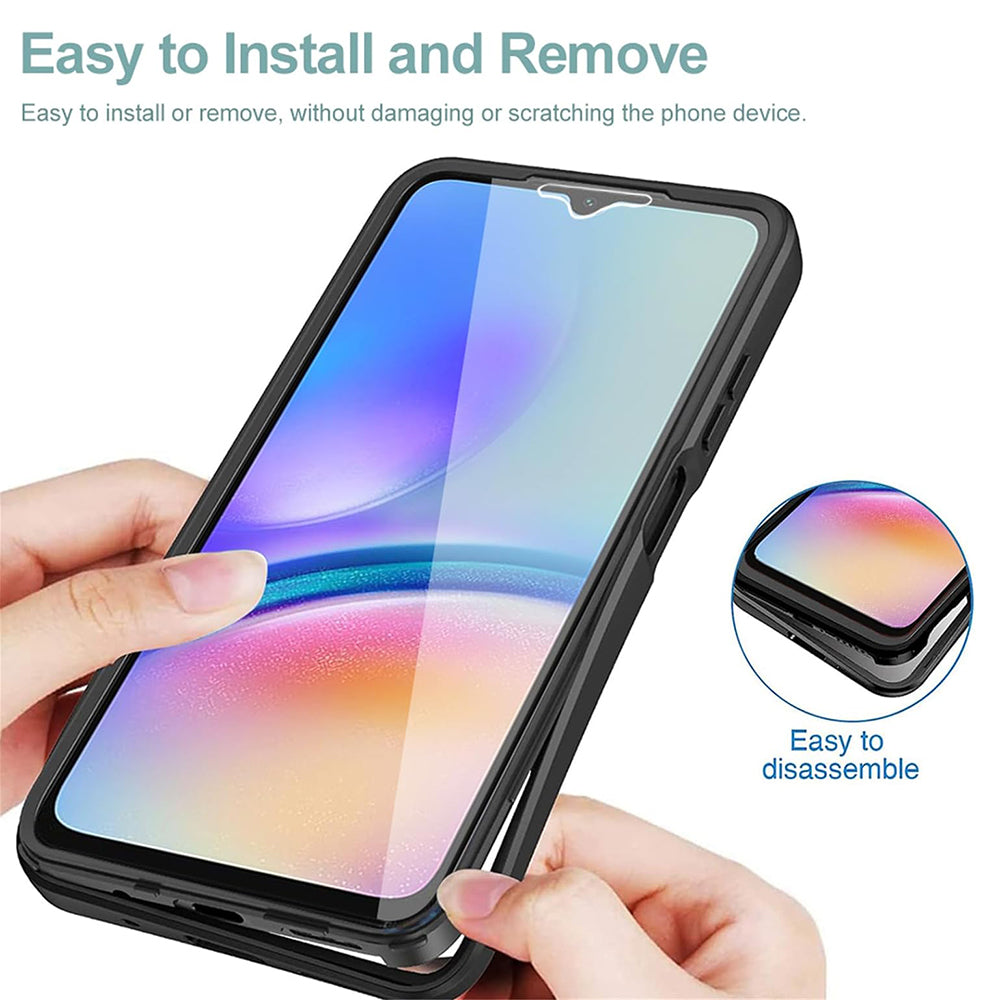 Custodia per Samsung Galaxy A05s A057, Techsuit, ColorVerse 360, Nera