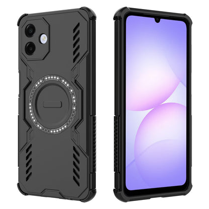 MagSafe-Hülle für Samsung Galaxy A07 4G A075, Techsuit, ArmorMag, Schwarz