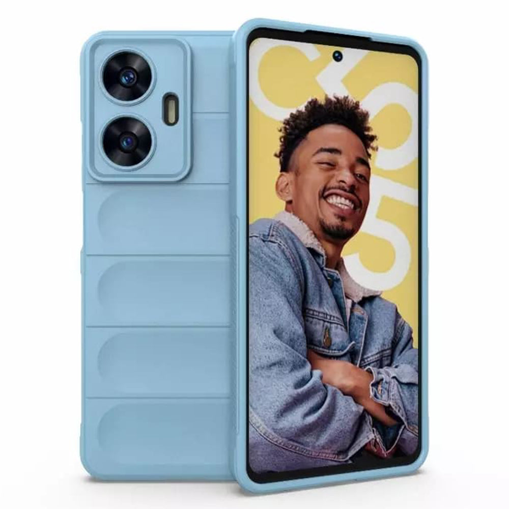 Coque pour Samsung Galaxy A07 4G A075, Techsuit, Magic Shield, Bleu