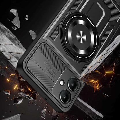 Hülle für Samsung Galaxy A07 4G A075, Techsuit, RuggedCam, Schwarz