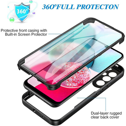 Hülle für Samsung Galaxy A14 A145 / A14 5G A146, Techsuit, ColorVerse 360, Blau