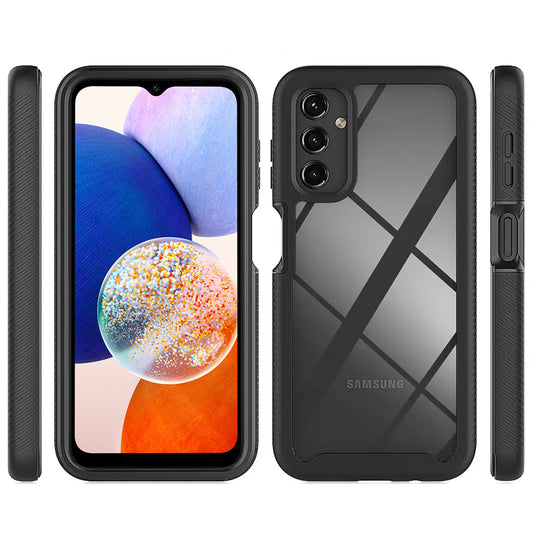 Hülle für Samsung Galaxy A14 A145 / A14 5G A146, Techsuit, Defense360 Pro, Schwarz