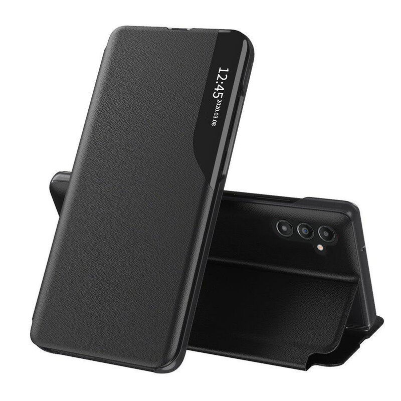 Custodia per Samsung Galaxy A14 A145 / A14 5G A146, Techsuit, eFold, Nera