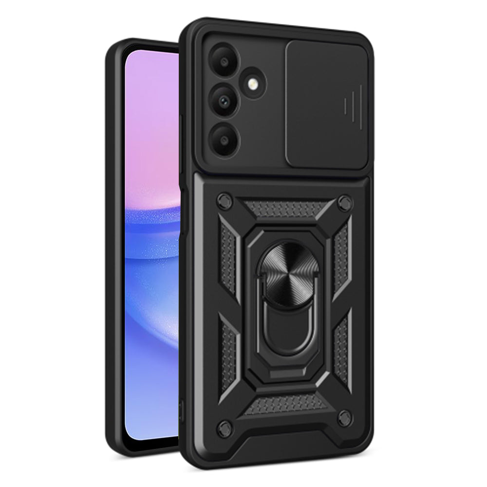 Custodia per Samsung Galaxy A15 5G A156 / A15 A155, Techsuit, CamShield, Nera