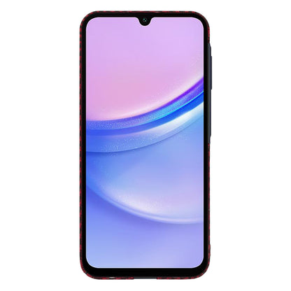Hülle für Samsung Galaxy A15 5G A156 / A15 A155, Techsuit, Carbonite FiberShell, Rot