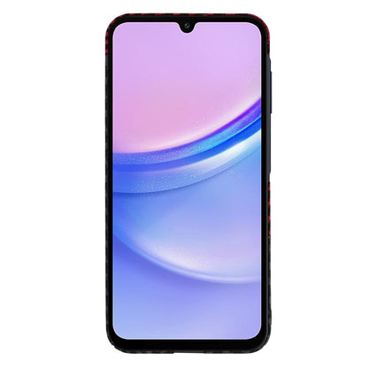 Hülle für Samsung Galaxy A15 5G A156 / A15 A155, Techsuit, Carbonite FiberShell, Schwarz Rot