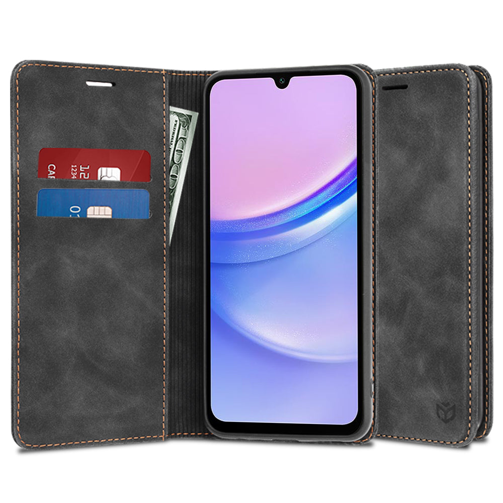 Custodia per Samsung Galaxy A15 5G A156 / A15 A155, Techsuit, Confy, Nera