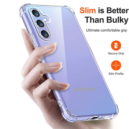 Coque pour Samsung Galaxy A15 5G A156 / A15 A155, Techsuit, Antichoc Claire, Transparente