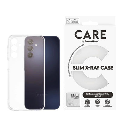 Étui pour Samsung Galaxy A16 4G A165, PanzerGlass, Fashionable Care, Transparent