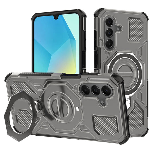 Étui pour Samsung Galaxy A16 5G A166 / A16 4G A165, Techsuit, Carbon Shield Pro, Noir Clair