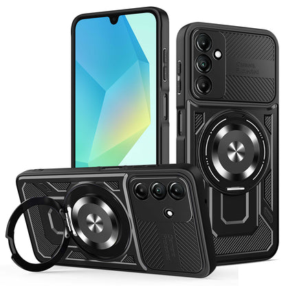 Custodia per Samsung Galaxy A16 5G A166 / A16 4G A165, Techsuit, RuggedCam, Nera