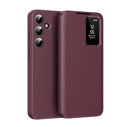 Coque pour Samsung Galaxy A16 5G A166 / A16 4G A165, Techsuit, SmartView, Rouge