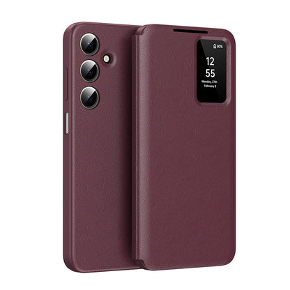 Coque pour Samsung Galaxy A17 4G / A17 5G / A26 A266, Techsuit, SmartView, Rouge