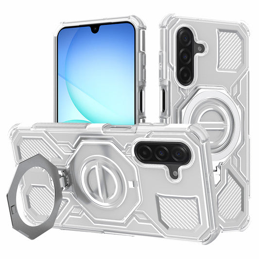 Étui pour Samsung Galaxy A17 4G / A17 5G, Techsuit, Carbon Shield Pro, Blanc