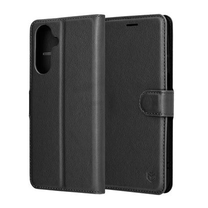 Custodia per Samsung Galaxy A17 4G / A17 5G, Techsuit, Leather Folio, Nera