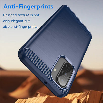 Coque pour Samsung Galaxy A17 5G, Techsuit, Carbone, Bleue