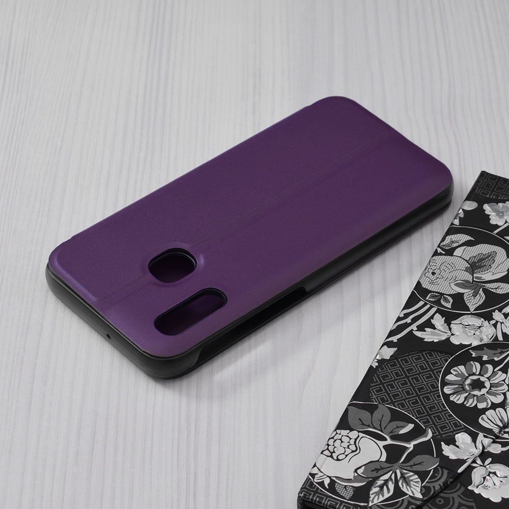 Custodia per Samsung Galaxy A20e A202, Techsuit, eFold, Viola