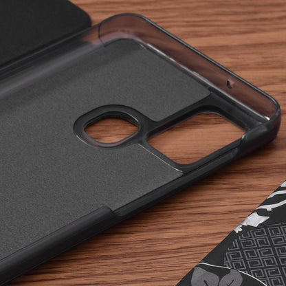 Custodia per Samsung Galaxy A21s A217, Techsuit, eFold, Nera