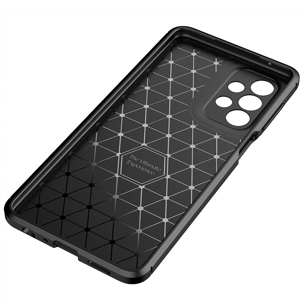 Custodia per Samsung Galaxy A23 5G A236 / A23 A235, Techsuit, CarbonFiber, Nera