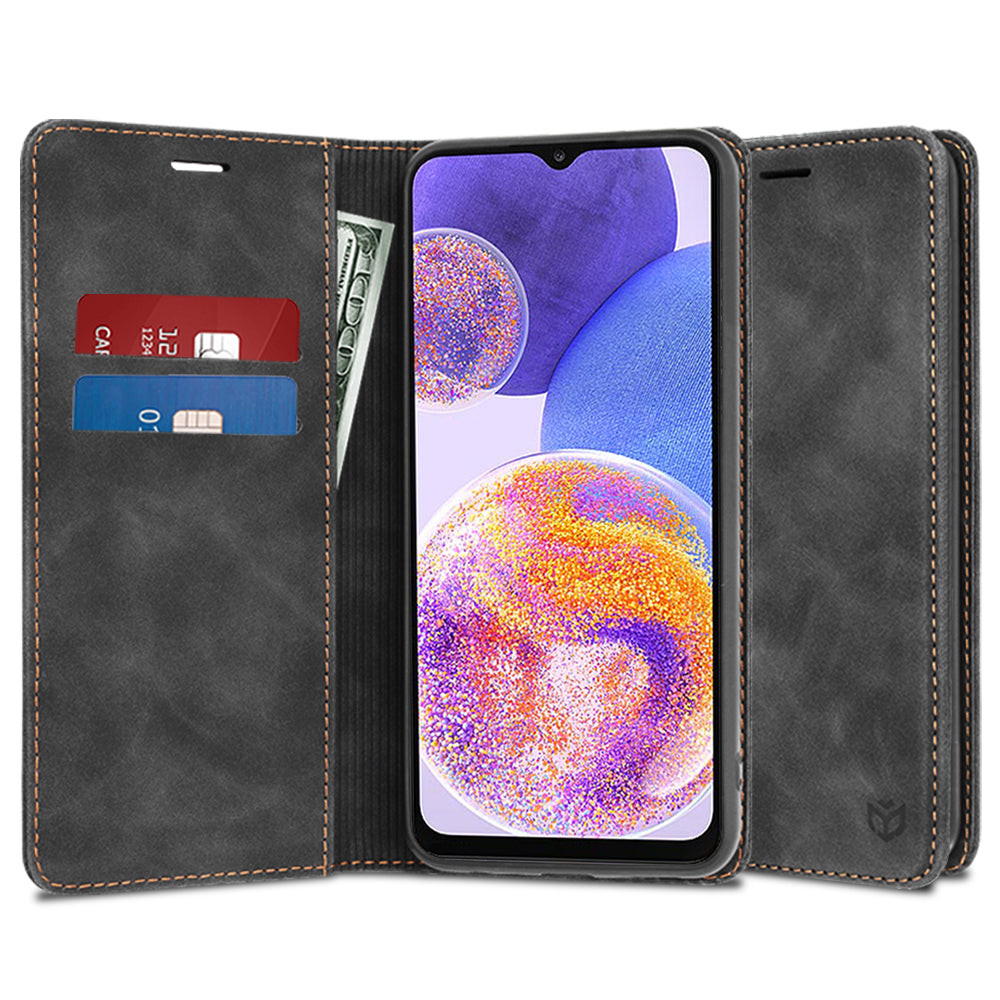 Coque pour Samsung Galaxy A23 5G A236 / A23 A235, Techsuit, Confy, Noire
