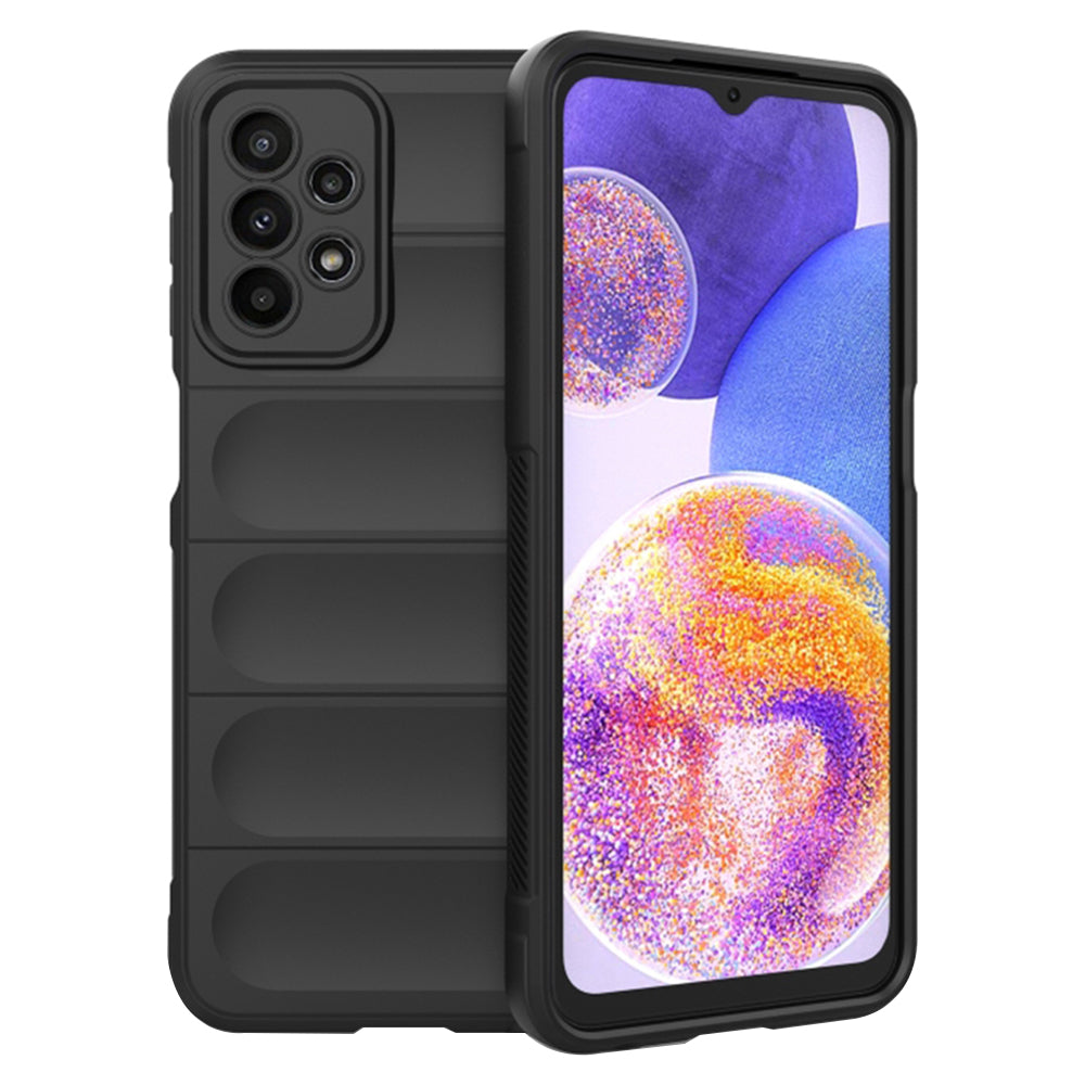 Coque pour Samsung Galaxy A23 5G A236 / A23 A235, Techsuit, Magic Shield, Noire