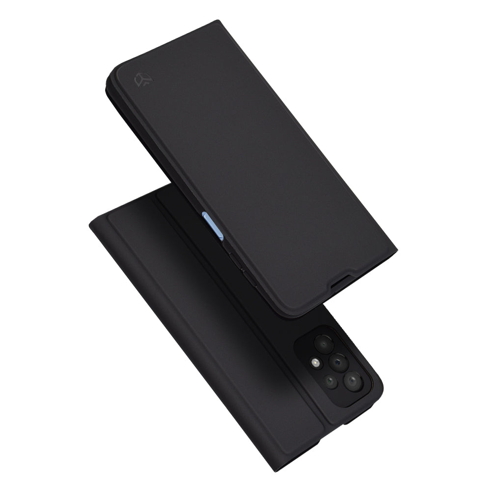 Custodia per Samsung Galaxy A23 5G A236 / A23 A235, Techsuit, Magskin Book, Nera