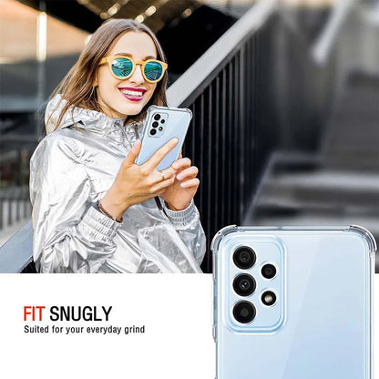Custodia per Samsung Galaxy A23 5G A236 / A23 A235, Techsuit, Shockproof Clear, Trasparente