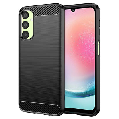 Hülle für Samsung Galaxy A24 4G A245, Techsuit, Carbon, Schwarz