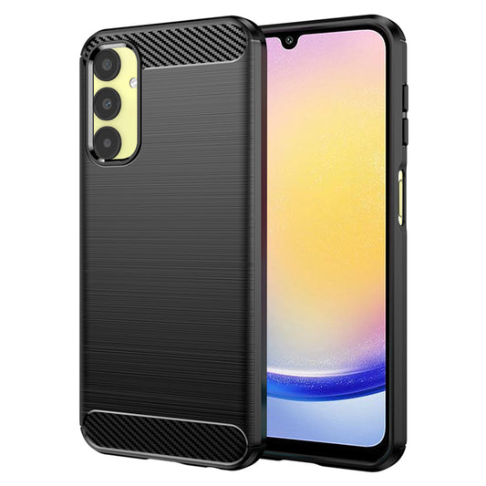 Hülle für Samsung Galaxy A25 A256, Techsuit, Carbon, Schwarz