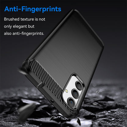 Coque pour Samsung Galaxy A25 A256, Techsuit, Carbone, Noire