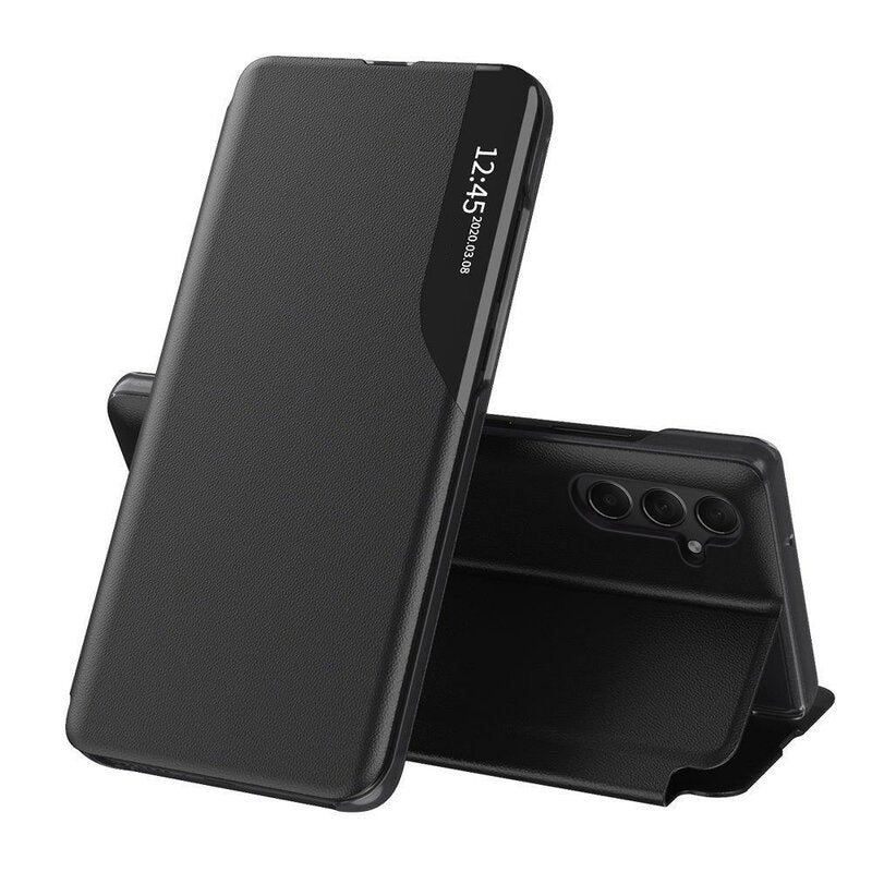 Custodia per Samsung Galaxy A25 A256, Techsuit, eFold, Nera
