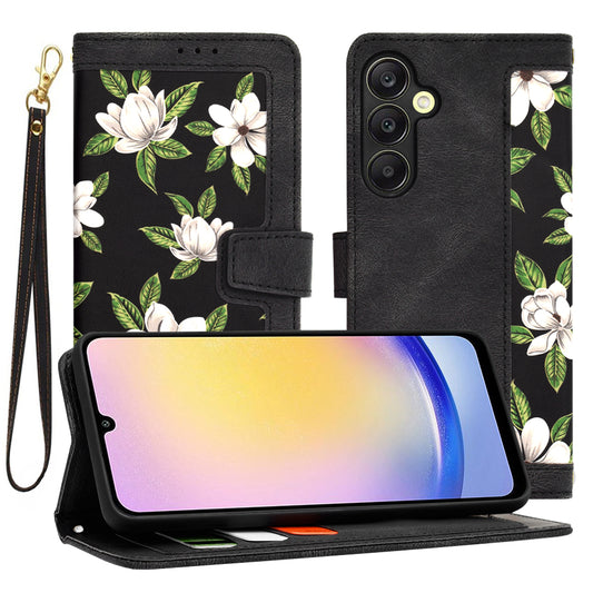 Hülle für Samsung Galaxy A25 A256, Techsuit, FlipCraft, Schwarz