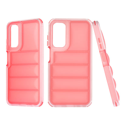 Hülle für Samsung Galaxy A25 A256, Techsuit, Wave Shield, Rot