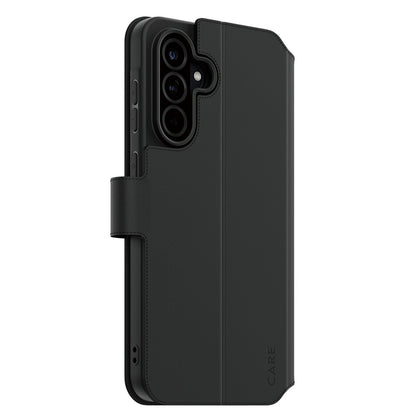 Étui pour Samsung Galaxy A26 A266, PanzerGlass, avec fonction support et portefeuille, Noir