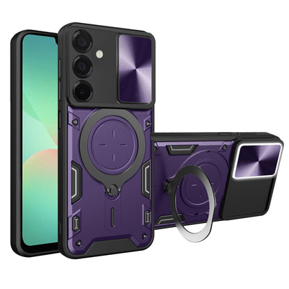 Coque pour Samsung Galaxy A26 A266, Techsuit, CamGuard Pro, Violet