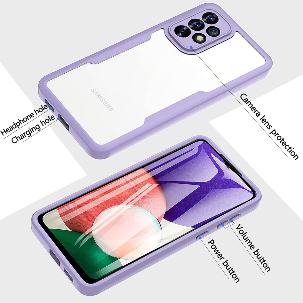 Custodia per Samsung Galaxy A26 A266, Techsuit, ColorVerse 360, Viola