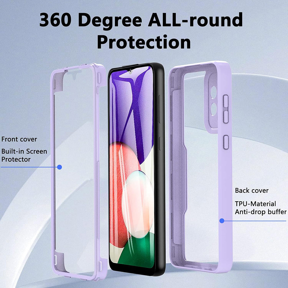 Custodia per Samsung Galaxy A26 A266, Techsuit, ColorVerse 360, Viola