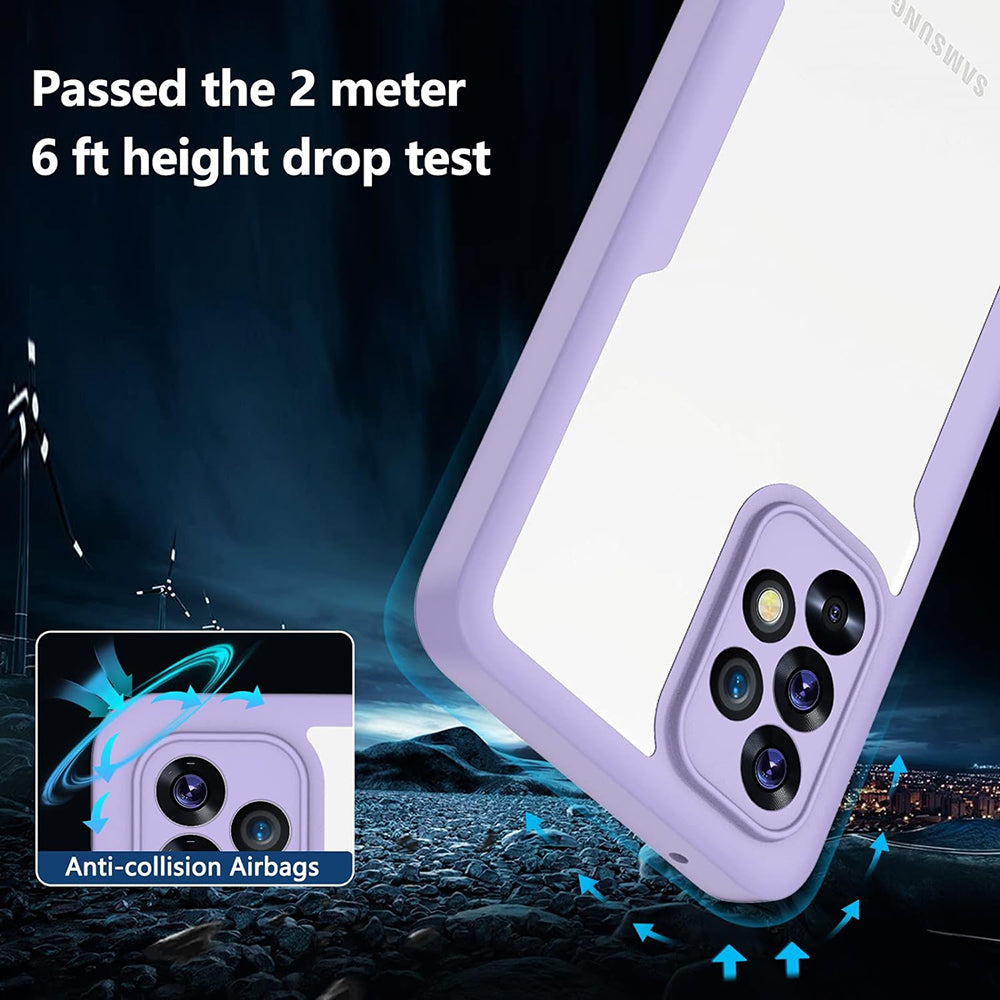 Custodia per Samsung Galaxy A26 A266, Techsuit, ColorVerse 360, Viola