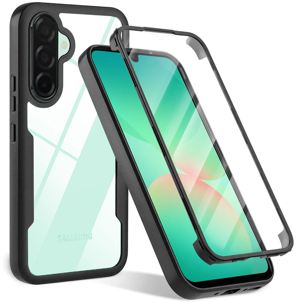 Hülle für Samsung Galaxy A26 A266, Techsuit, ColorVerse 360, Schwarz