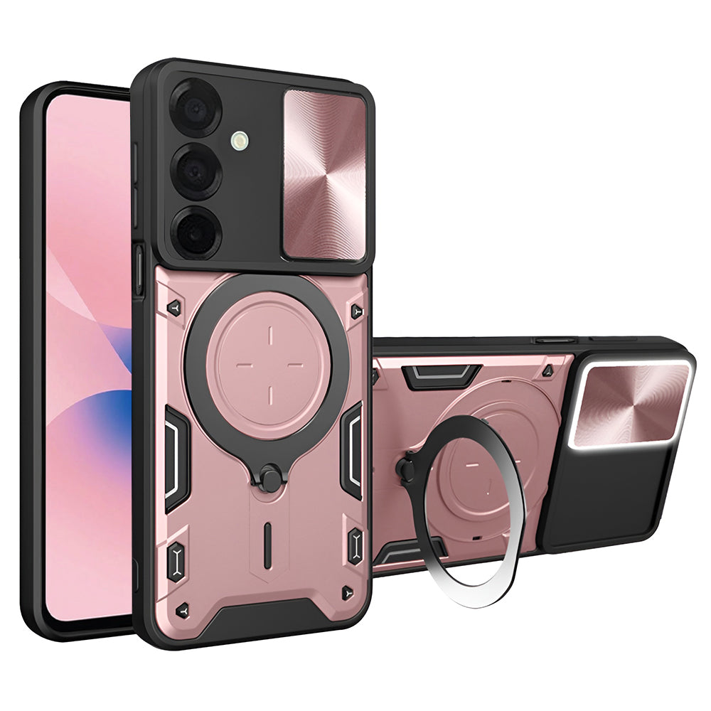 Coque pour Samsung Galaxy A27 5G, Techsuit, CamGuard Pro, Rose Doré