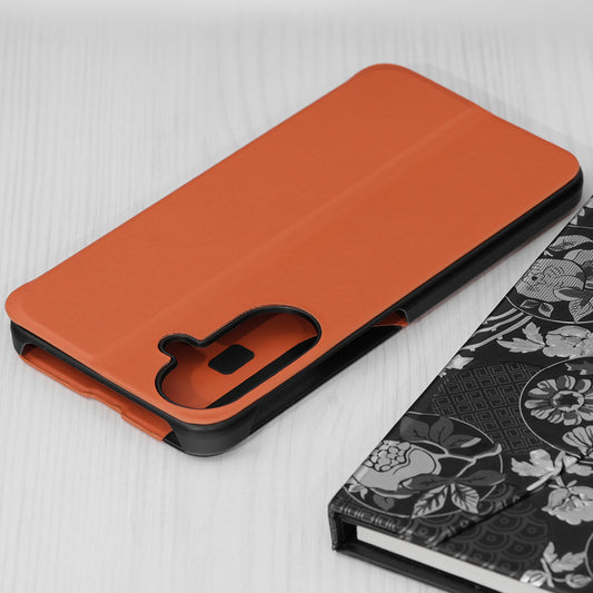 Coque pour Samsung Galaxy A27 5G, Techsuit, eFold Nouveau Modèle, Orange