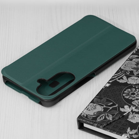 Coque pour Samsung Galaxy A27 5G, Techsuit, eFold Nouveau Modèle, Vert Foncé