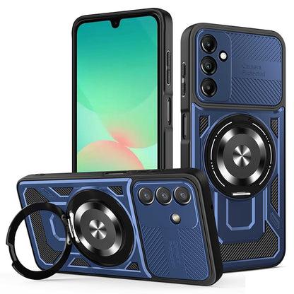 Custodia per Samsung Galaxy A27 5G, Techsuit, RuggedCam, Blu