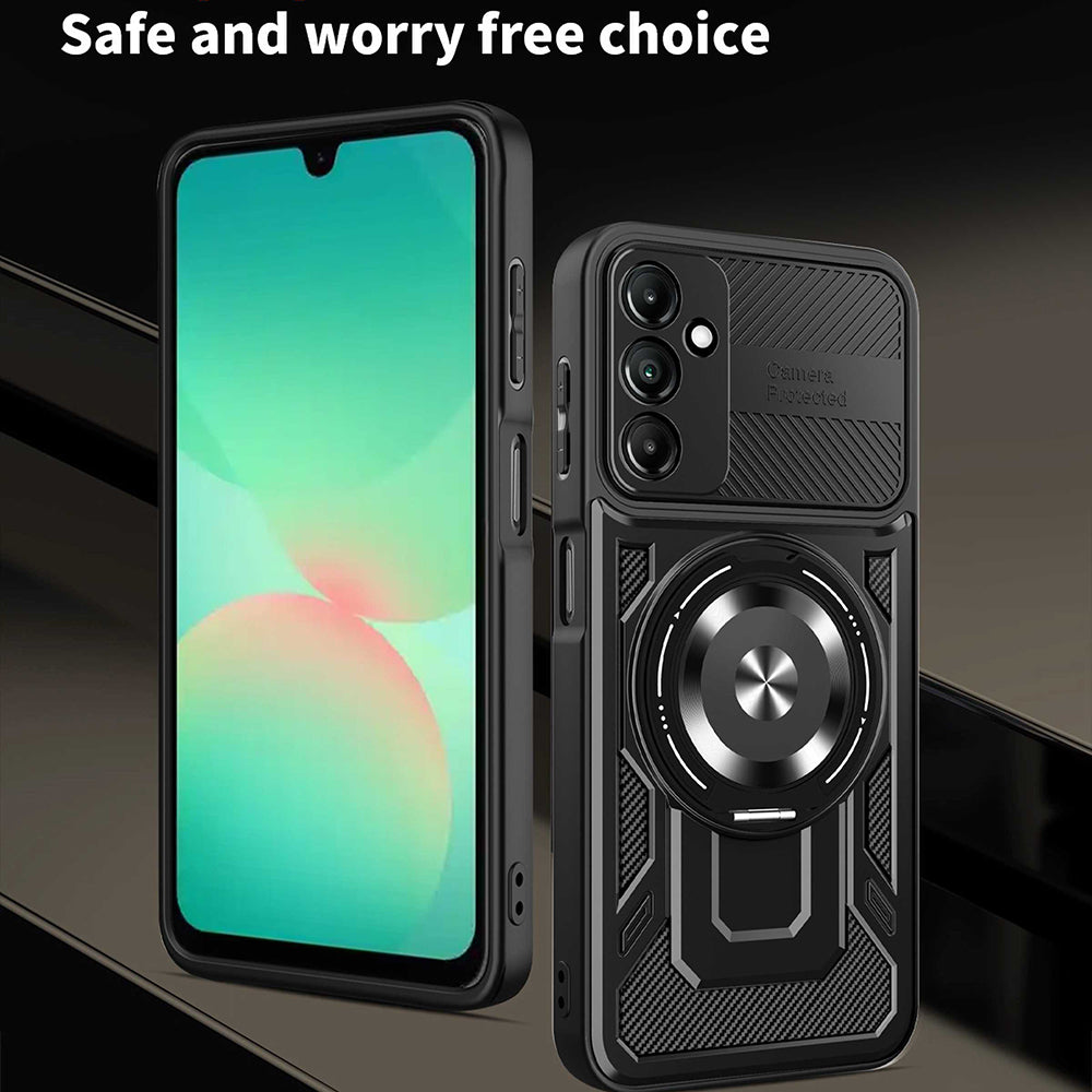 Custodia per Samsung Galaxy A27 5G, Techsuit, RuggedCam, Viola