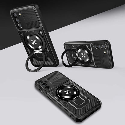 Custodia per Samsung Galaxy A27 5G, Techsuit, RuggedCam, Viola
