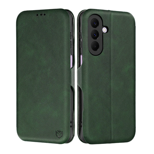 Hülle für Samsung Galaxy A27 5G, Techsuit, Safe Wallet Plus, Grün