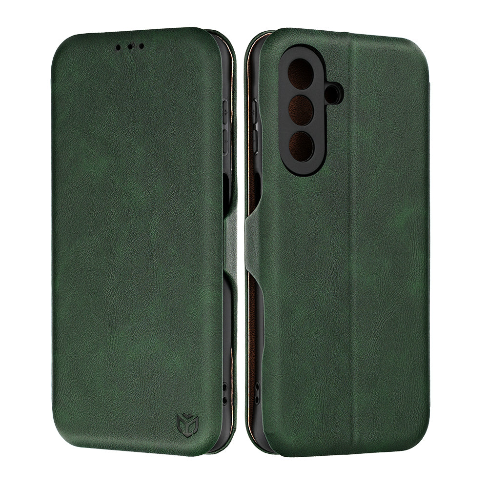 Coque pour Samsung Galaxy A27 5G, Techsuit, Safe Wallet Plus, Vert