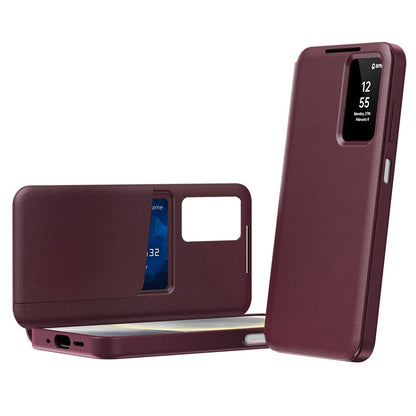 Hülle für Samsung Galaxy A27 5G, Techsuit, SmartView, Rot