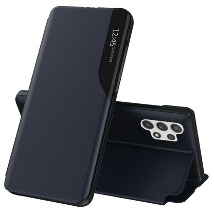 Custodia per Samsung Galaxy A32 A325, Techsuit, eFold, Blu Scuro